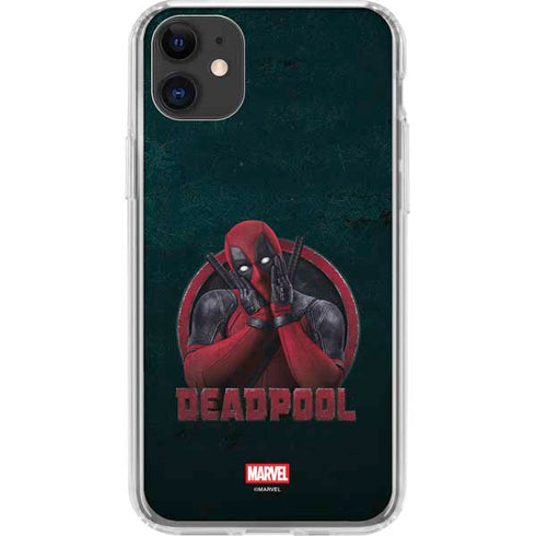 Marvel Deadpool Legacy Surprised Deadpool iPhone 11 Clear Case