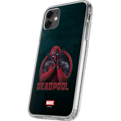 Marvel Deadpool Legacy Surprised Deadpool iPhone 11 Clear Case