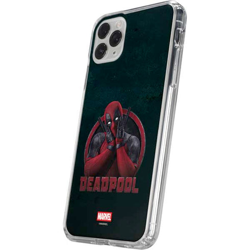 Marvel Deadpool Legacy Surprised Deadpool iPhone 11 Pro Clear Case