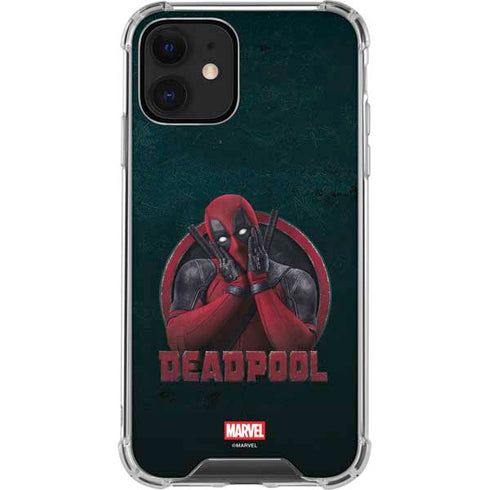 Marvel Deadpool Legacy Surprised Deadpool iPhone 12 Clear Case