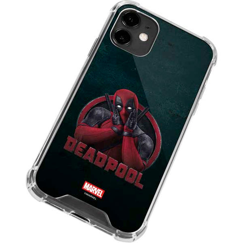Marvel Deadpool Legacy Surprised Deadpool iPhone 12 Clear Case