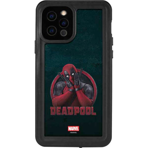Marvel Deadpool Legacy Surprised Deadpool iPhone 12 Pro Waterproof Case