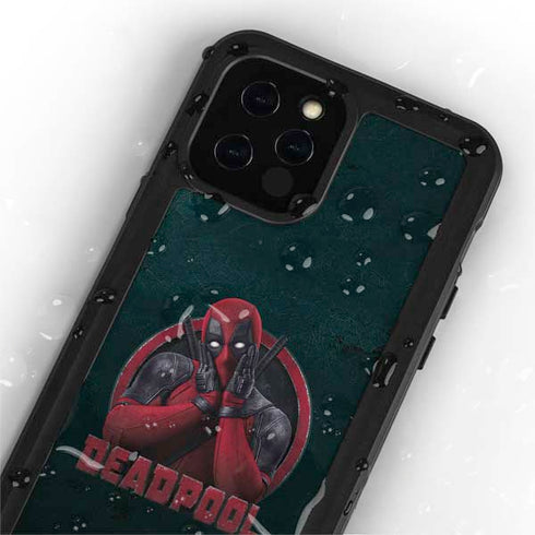 Marvel Deadpool Legacy Surprised Deadpool iPhone 12 Pro Waterproof Case