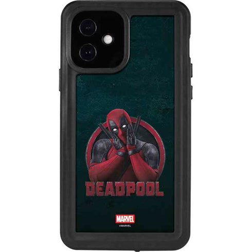 Marvel Deadpool Legacy Surprised Deadpool iPhone 12 Waterproof Case
