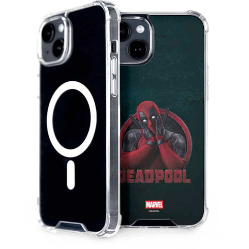 Marvel Deadpool Legacy Surprised Deadpool iPhone 13 MagSafe Case