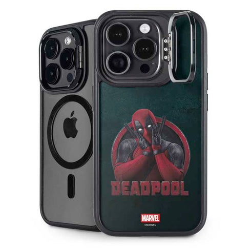 Marvel Deadpool Legacy Surprised Deadpool iPhone 13 Pro Kickstand Case