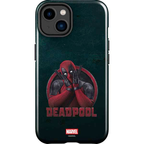 Marvel Deadpool Legacy Surprised Deadpool iPhone 14 Plus Impact Case