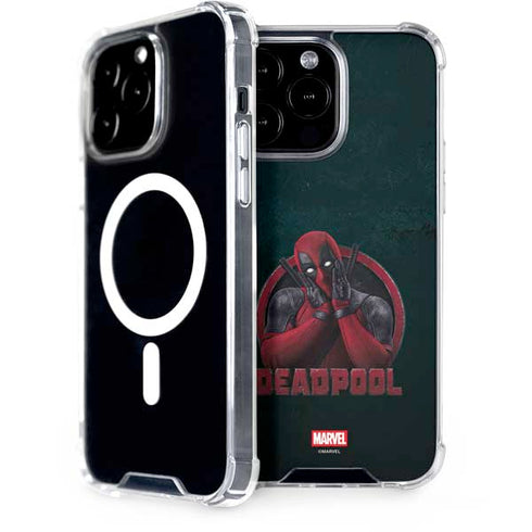 Marvel Deadpool Legacy Surprised Deadpool iPhone 14 Pro Max MagSafe Case