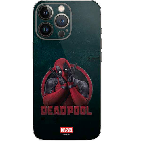 Marvel Deadpool Legacy Surprised Deadpool iPhone 14 Pro Skin