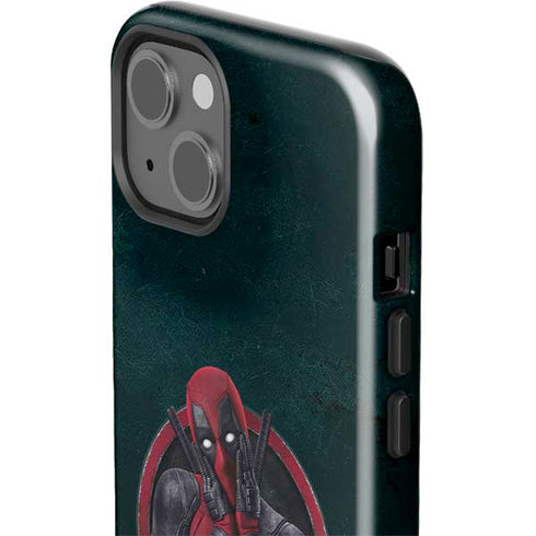 Marvel Deadpool Legacy Surprised Deadpool iPhone 15 Plus Impact Case