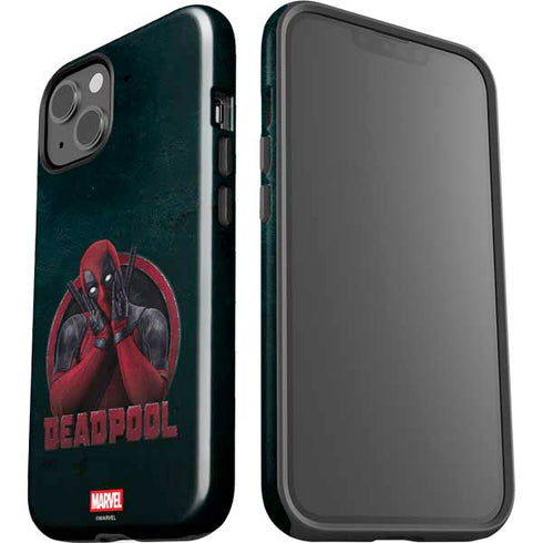 Marvel Deadpool Legacy Surprised Deadpool iPhone 15 Plus Impact Case