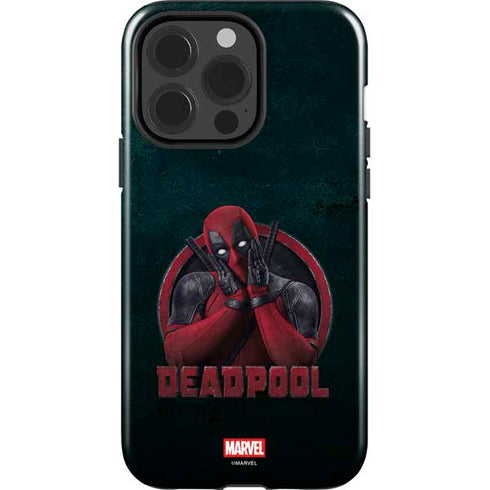 Marvel Deadpool Legacy Surprised Deadpool iPhone 15 Pro Impact Case