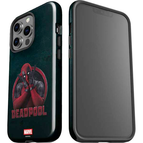 Marvel Deadpool Legacy Surprised Deadpool iPhone 15 Pro Impact Case