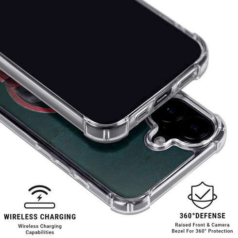 Marvel Deadpool Legacy Surprised Deadpool iPhone 16 Clear Case