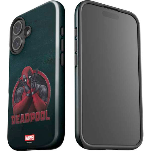 Marvel Deadpool Legacy Surprised Deadpool iPhone 16 Impact Case