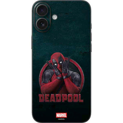 Marvel Deadpool Legacy Surprised Deadpool iPhone 16 Plus Skin