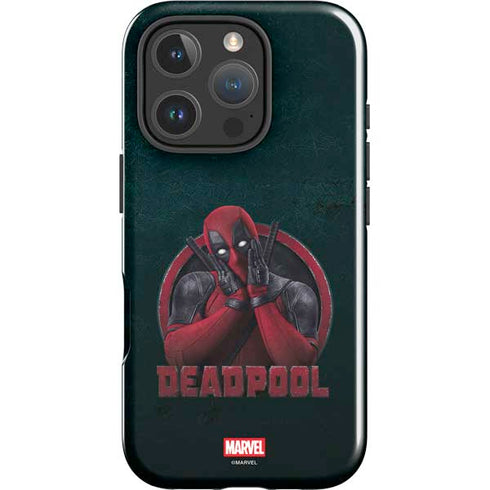 Marvel Deadpool Legacy Surprised Deadpool iPhone 16 Pro Impact Case