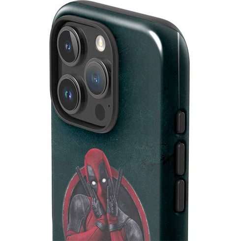 Marvel Deadpool Legacy Surprised Deadpool iPhone 16 Pro Impact Case