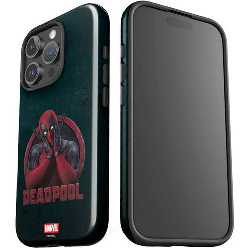 Marvel Deadpool Legacy Surprised Deadpool iPhone 16 Pro Impact Case