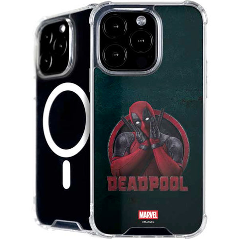 Marvel Deadpool Legacy Surprised Deadpool iPhone 16 Pro Max MagSafe Case