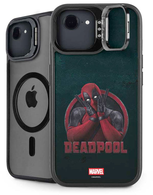 Marvel Deadpool Legacy Surprised Deadpool iPhone 16e Kickstand Case