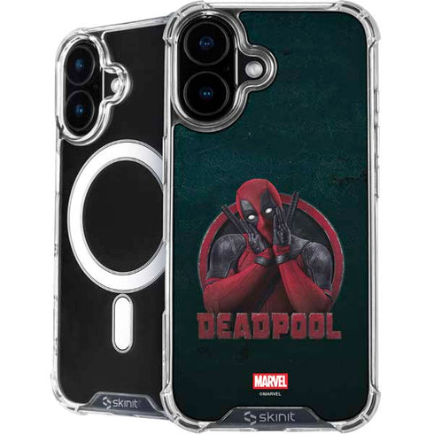 Marvel Deadpool Legacy Surprised Deadpool iPhone 17 MagSafe Case