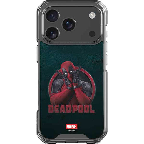 Marvel Deadpool Legacy Surprised Deadpool iPhone 18 Pro Clear Case