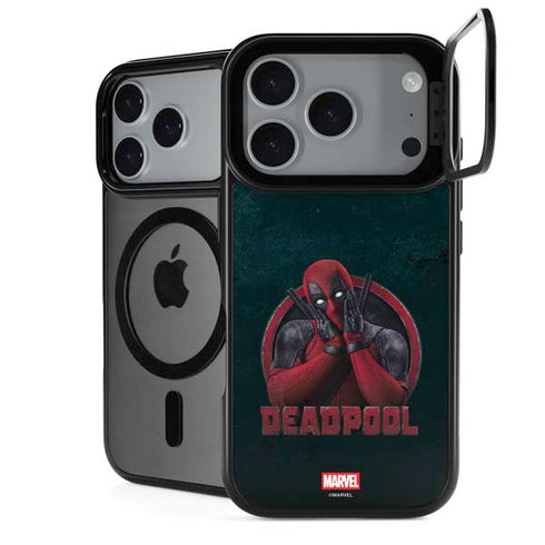 Marvel Deadpool Legacy Surprised Deadpool iPhone 18 Pro Kickstand Case