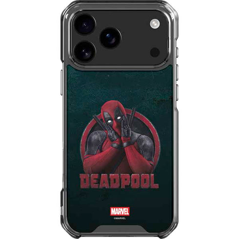 Marvel Deadpool Legacy Surprised Deadpool iPhone 18 Pro Max Clear Case
