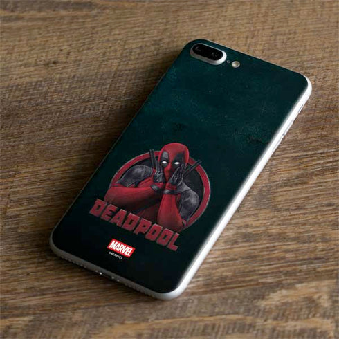 Marvel Deadpool Legacy Surprised Deadpool iPhone 8 Plus Skin