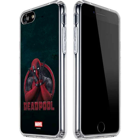 Marvel Deadpool Legacy Surprised Deadpool iPhone SE (2nd & 3rd Gen) Clear Case