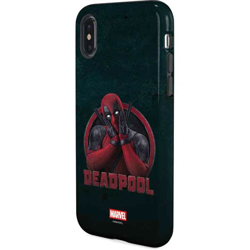 Marvel Deadpool Legacy Surprised Deadpool iPhone X Pro Case
