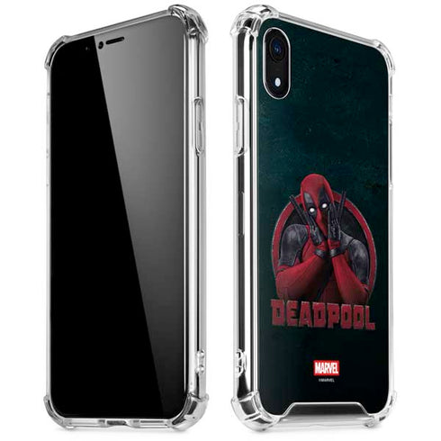 Marvel Deadpool Legacy Surprised Deadpool iPhone XR Clear Case