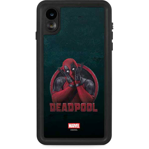 Marvel Deadpool Legacy Surprised Deadpool iPhone XR Waterproof Case
