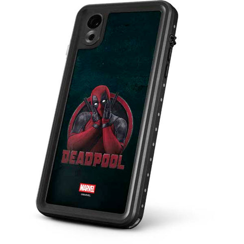 Marvel Deadpool Legacy Surprised Deadpool iPhone XR Waterproof Case