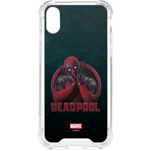 Marvel Deadpool Legacy Surprised Deadpool iPhone XS Clear Case