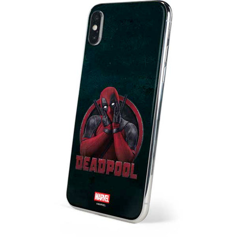 Marvel Deadpool Legacy Surprised Deadpool iPhone XS Skin