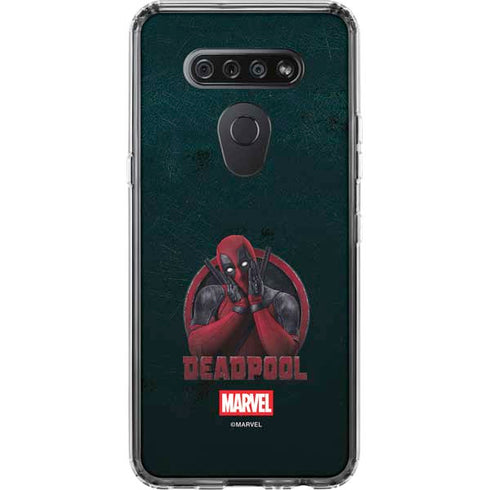 Marvel Deadpool Legacy Surprised Deadpool LG K51/Q51 Clear Case