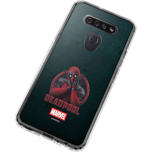 Marvel Deadpool Legacy Surprised Deadpool LG K51/Q51 Clear Case