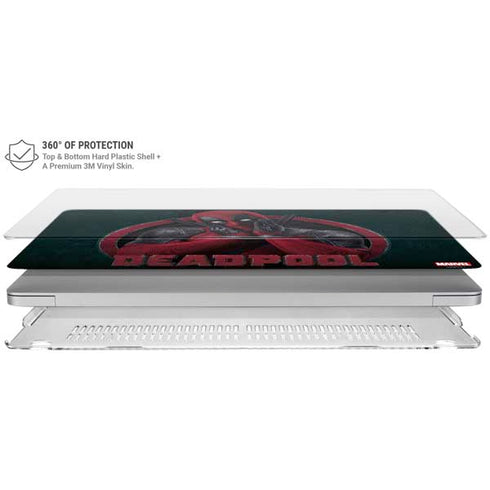 Marvel Deadpool Legacy Surprised Deadpool MacBook Air 15in (2023-2025) Case plus Skin