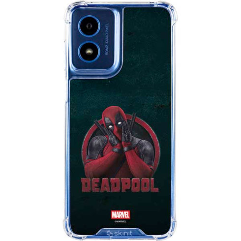 Marvel Deadpool Legacy Surprised Deadpool Moto G 5G (2024) Clear Case