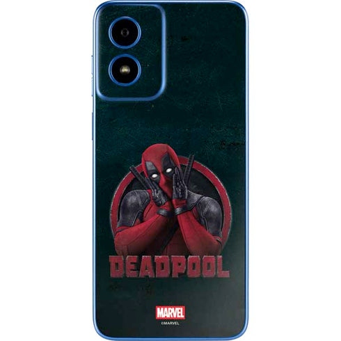 Marvel Deadpool Legacy Surprised Deadpool Moto G Play 4G (2024) Skin