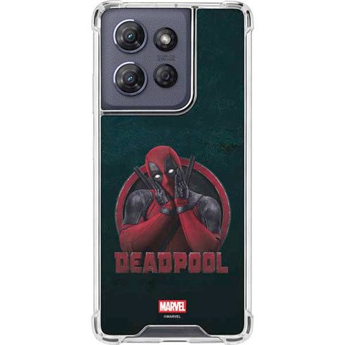 Marvel Deadpool Legacy Surprised Deadpool Moto G Play 5G (2025) Clear Case