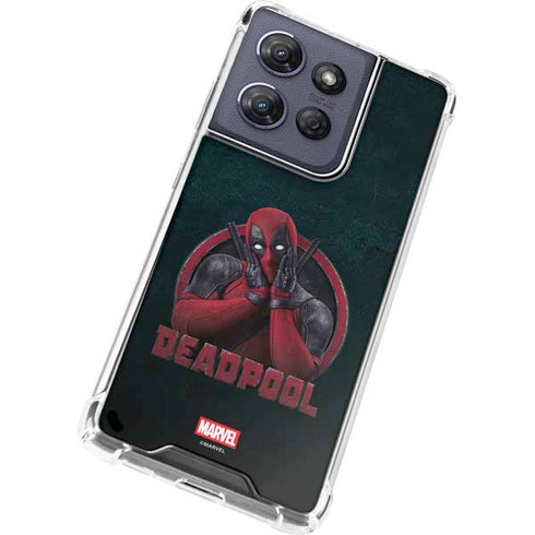 Marvel Deadpool Legacy Surprised Deadpool Moto G Play 5G (2025) Clear Case