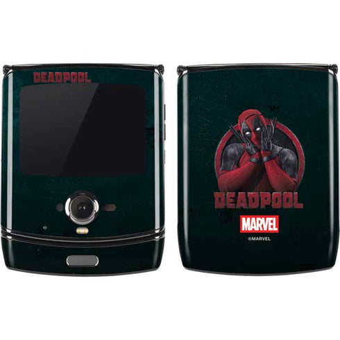 Marvel Deadpool Legacy Surprised Deadpool Motorola RAZR Skin