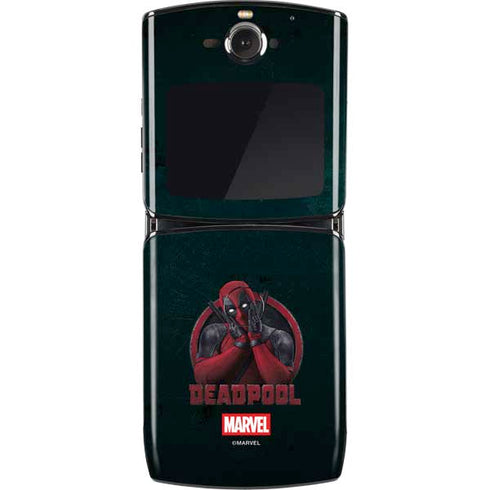 Marvel Deadpool Legacy Surprised Deadpool Motorola RAZR Skin