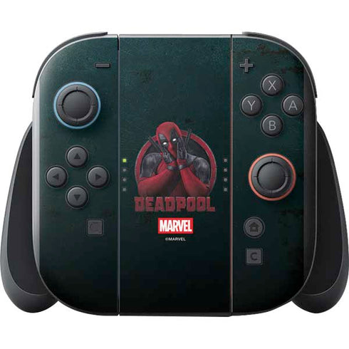 Marvel Deadpool Legacy Surprised Deadpool Nintendo Switch 2 (2025) with Joy-Con Skin