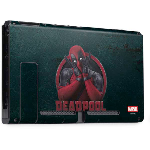 Marvel Deadpool Legacy Surprised Deadpool Nintendo Switch Bundle Skin