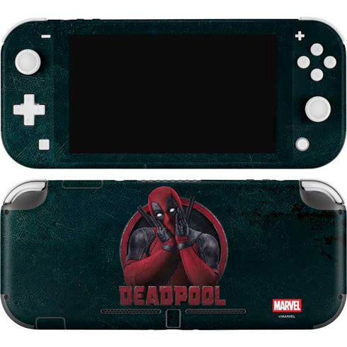 Marvel Deadpool Legacy Surprised Deadpool Nintendo Switch Lite Skin