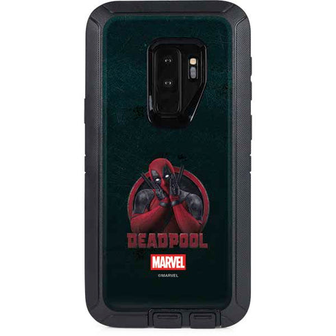Marvel Deadpool Legacy Surprised Deadpool Otterbox Defender Galaxy Skin